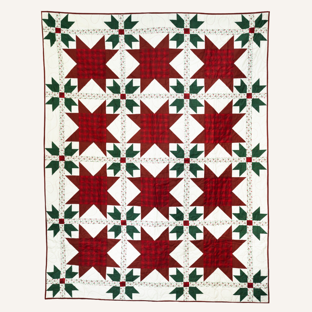 Holly Patchwork Quilt Kit