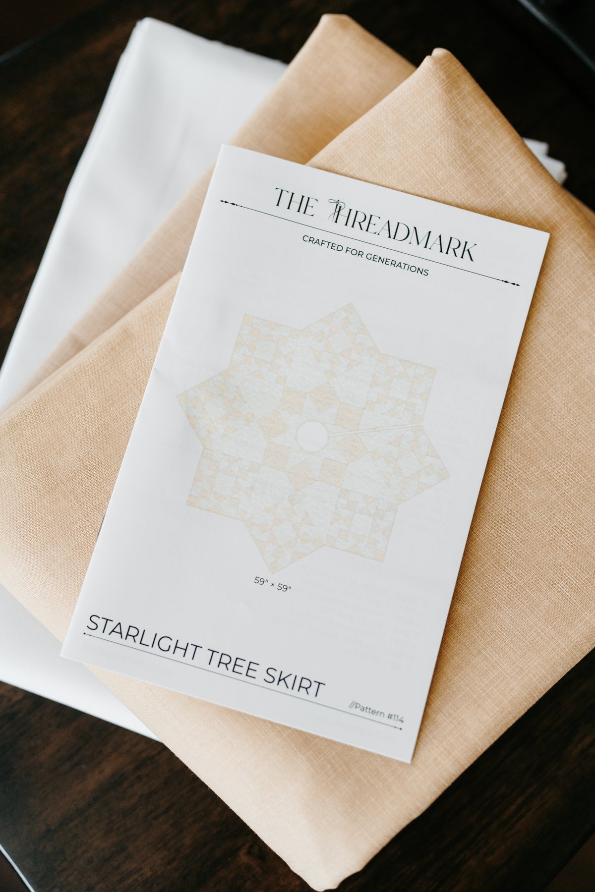 Starlight Tree Skirt Quilt Kit