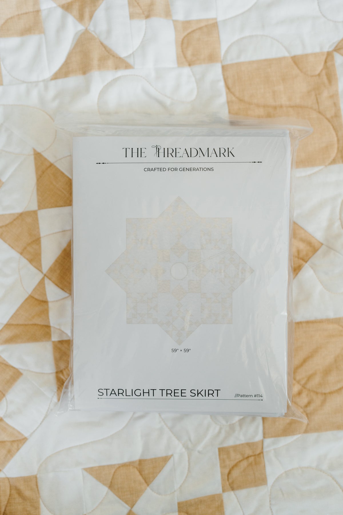 Starlight Tree Skirt Quilt Kit